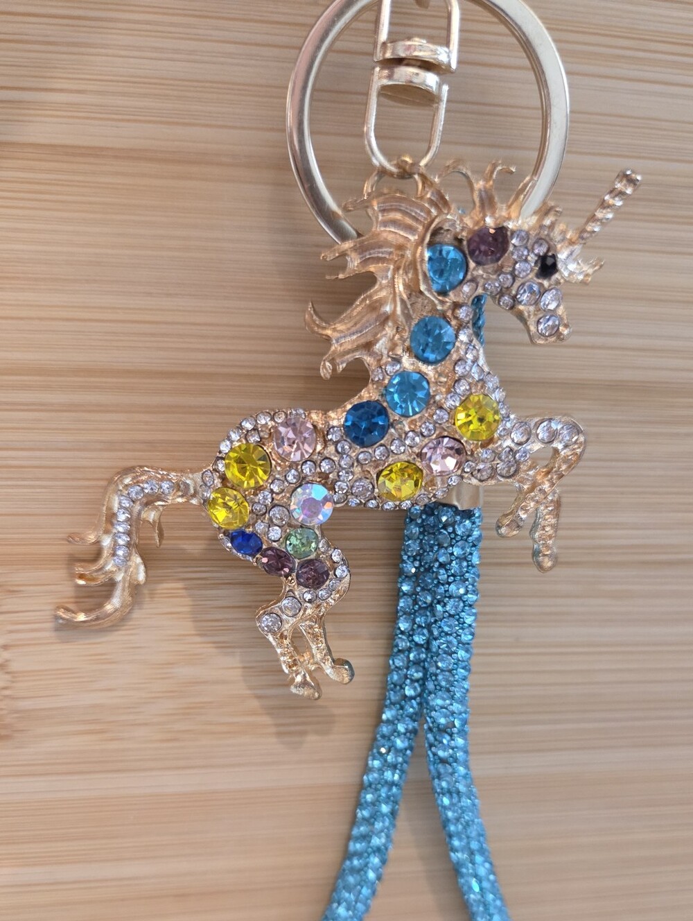 🦄✨ LUXURY Multicolor Bling Unicorn Bag Charm ✨🦄
